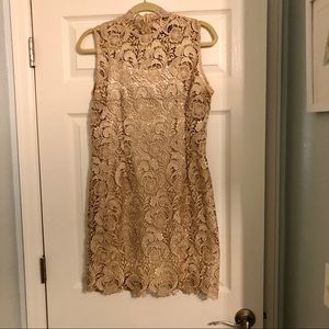 Champagne Gracia Formal Sheath Dress